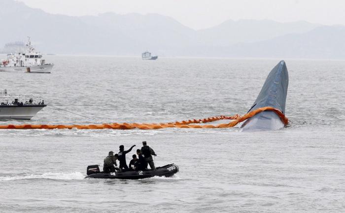 La presidenta de Corea del Sur acusa de "asesinato" a la tripulación del barco hundido