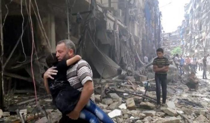 Masacre en Alepo: aviones de guerra matan a siete niños