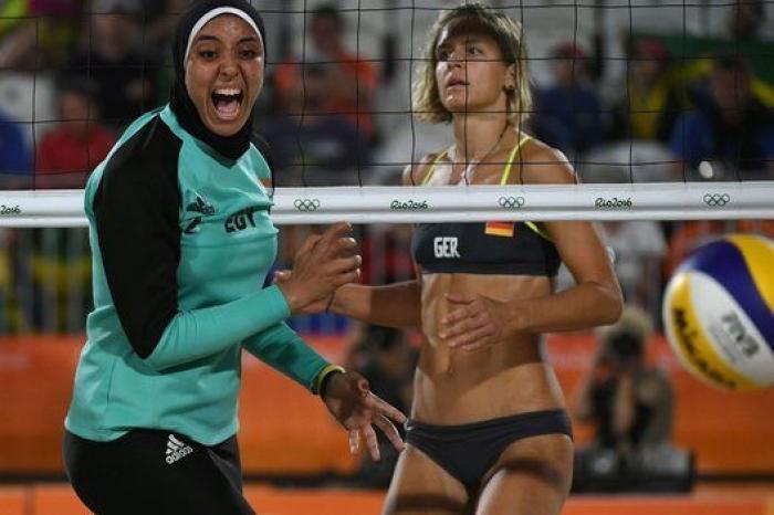 Egipto-Alemania: la foto viral de los Juegos que muestra dos realidades