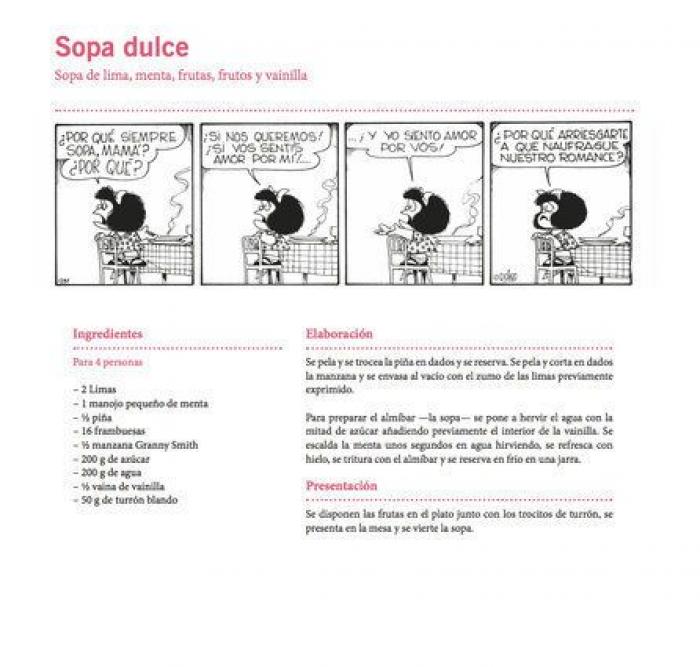 Cinco sopas para Mafalda: recetas de Asturias que (quizá) le gustarían (FOTOS, RECETAS)