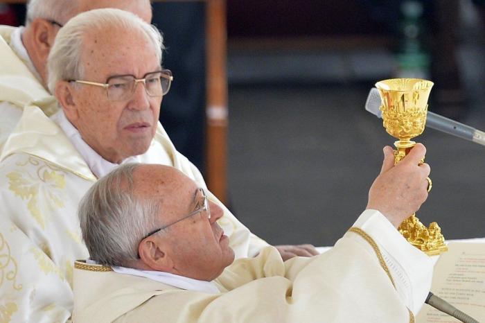 Las imágenes más llamativas de la ceremonia de canonización de Juan XXIII y Juan Pablo II (FOTOS)