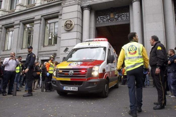Incendio en el Banco de España: una deflagración causa tres heridos, dos de ellos graves