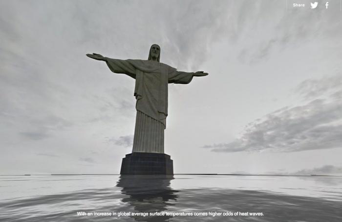 'El mundo bajo el agua': Google muestra qué podría pasar cuando el hielo se derrita (FOTOS)