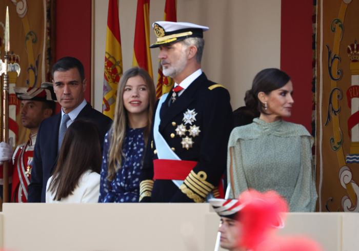 La infanta Sofía derrocha personalidad en el desfile del 12 de octubre