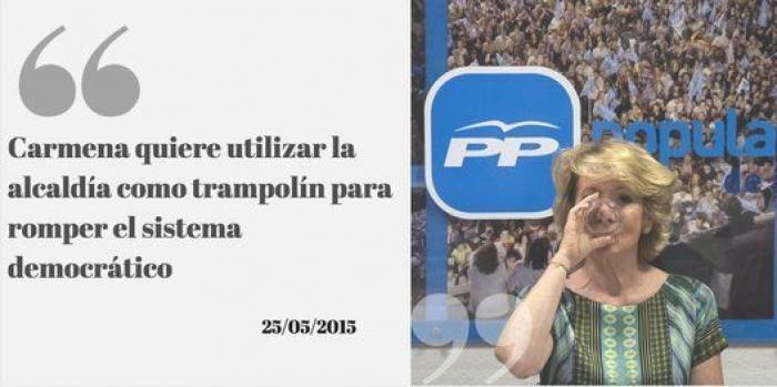 Aguirre dejará la presidencia del PP de Madrid