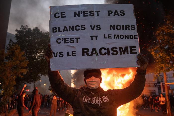 El caso de George Floyd reactiva las protestas antirracistas en Francia contra la muerte de Adama Traoré