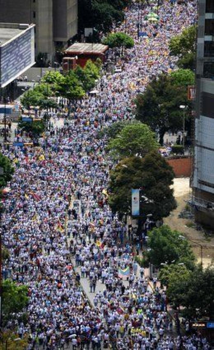'En defensa de la revolución', los chavistas responden a la 'toma de Caracas'