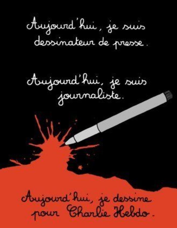 Dibujantes de todo el mundo continúan con los homenajes a 'Charlie Hebdo' (VIÑETAS)