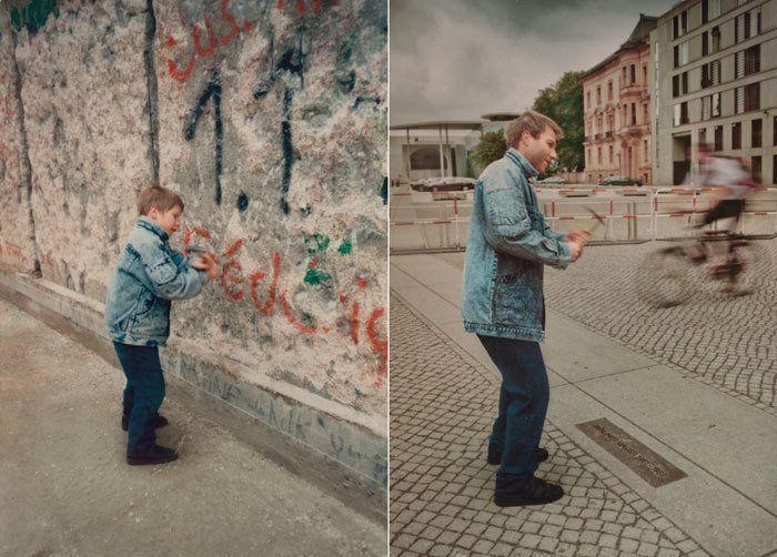 'Regreso al futuro': el libro de adultos recreando fotos de cuando eran pequeños (FOTOS)
