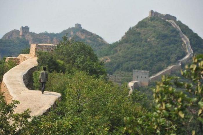 China investiga una 'restauración' con cemento de la Gran Muralla