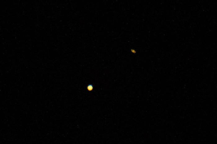 FOTOS: Así se ha visto la Estrella de Navidad, la conjunción de Júpiter y Saturno