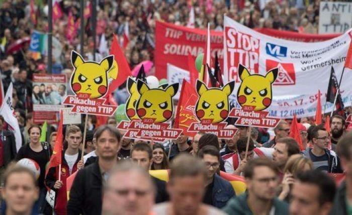Cientos de miles de personas se manifiestan en toda Europa contra el TTIP y el CETA