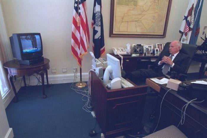 La Casa Blanca desvela fotografías inéditas sobre cómo vivió el 11S el gabinete de Bush