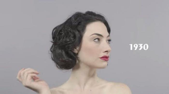 100 años de belleza en un minuto: la evolución del estilo femenino (VÍDEO)