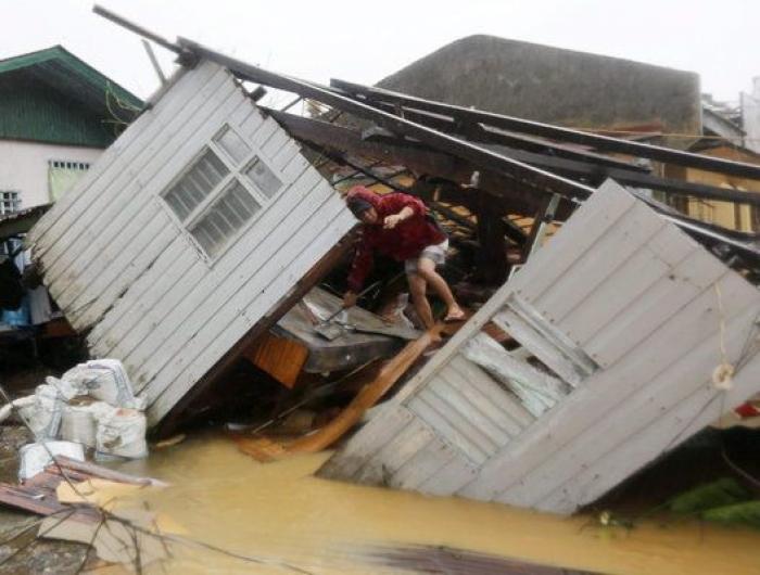 Las imágenes del tifón Hagupit que azota a Filipinas (FOTOS)