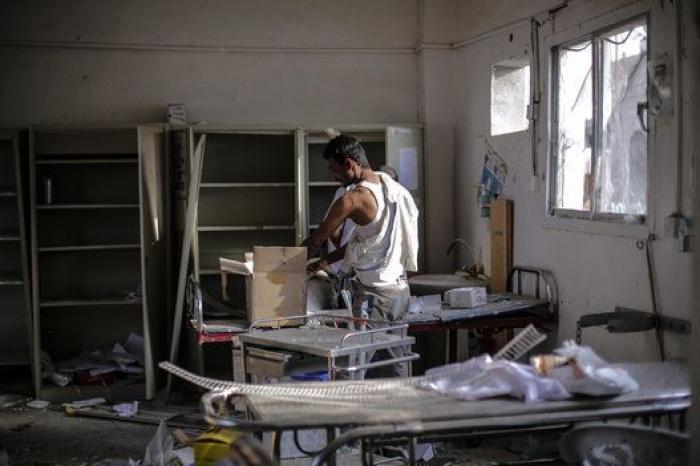 Así ha quedado uno de los hospitales atacados de Médicos Sin Fronteras en Yemen