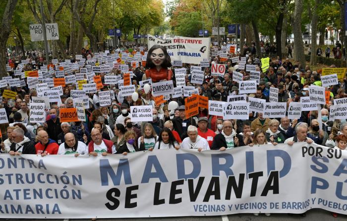 Los médicos SAR mantienen la lucha en Madrid: “Nos hicieron una envolvente”