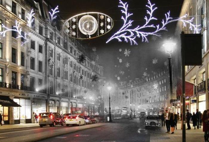 11 fotografías que comparan la Navidad en Londres de hace 50 años con la de ahora