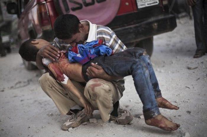 La fotografía de la guerra de Siria que emociona en las redes sociales
