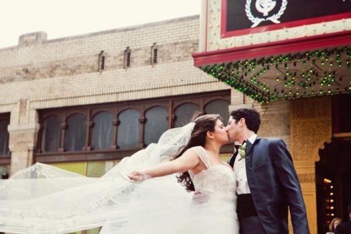 Lo que el viento se llevó no fue el amor: 23 fotos de boda con mucho aire