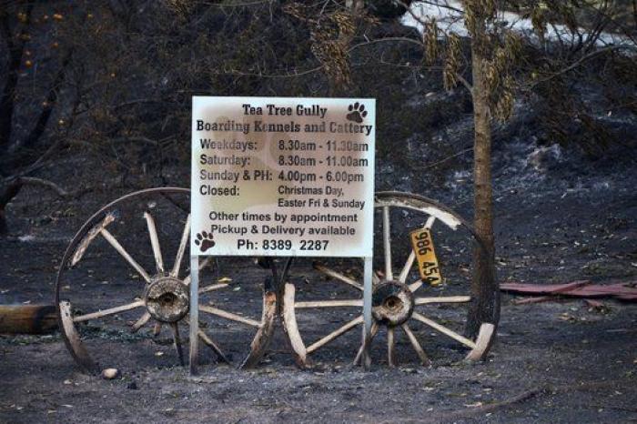 Las imágenes de los incendios en el sur de Australia (FOTOS)