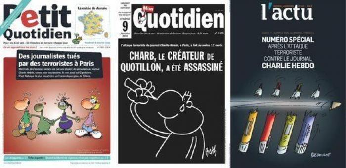 'Charlie Hebdo' caricaturiza a Erdogan en calzoncillos mientras levanta la túnica a una mujer musulmana