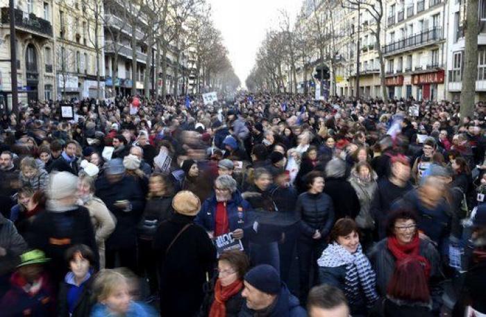 Millón y medio de personas se manifiestan en París contra el terrorismo