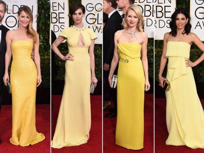 El pantone de los Globos de Oro 2015: los vestidos de la gala organizados por colores (FOTOS)