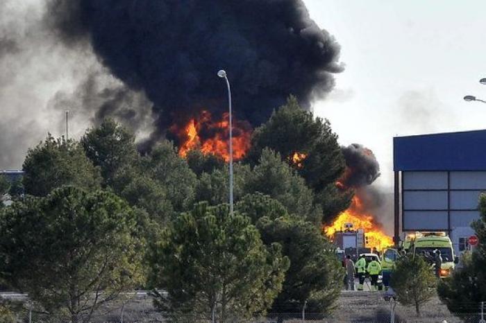 Once muertos al estrellarse un F-16 griego en la base de Albacete (VÍDEO)