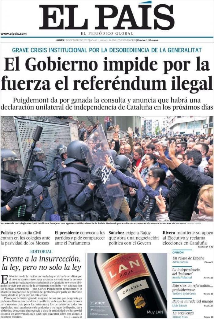 Puigdemont dice que Cataluña declarará la independencia en cuestión de días, según la BBC