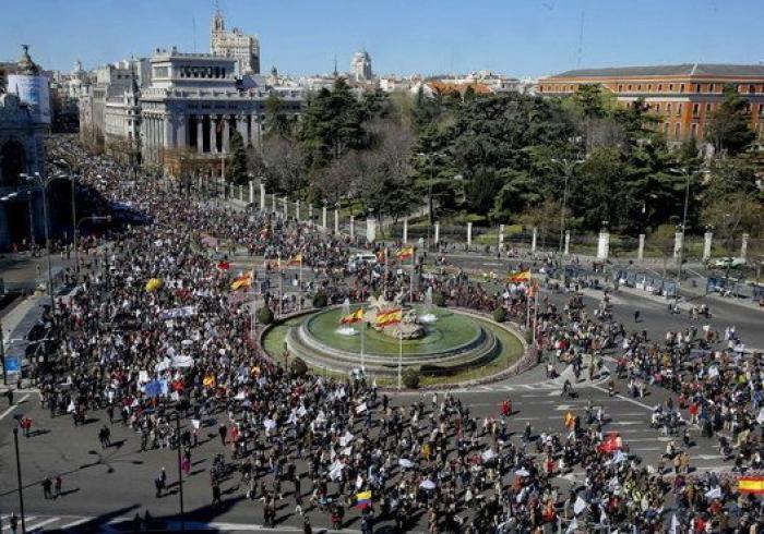 Marcha en Madrid contra el aborto con la presencia de Esperanza Aguirre