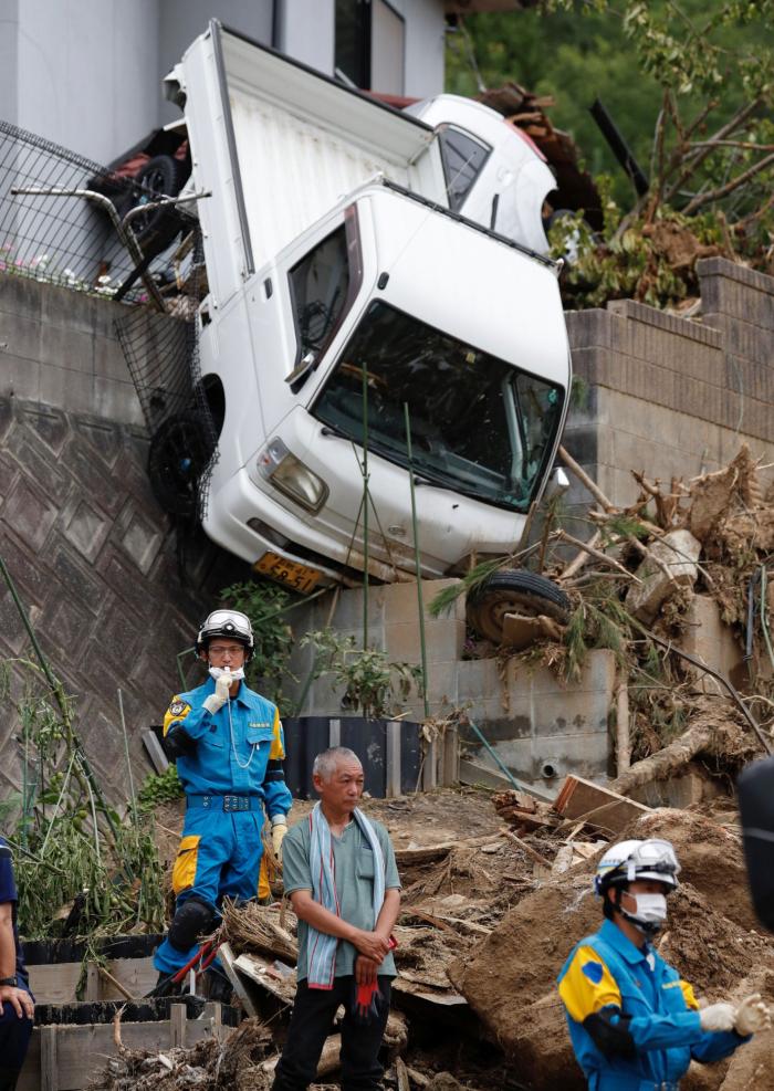 Japón: Las fotos más impactantes de las inundaciones que dejan 179 muertos