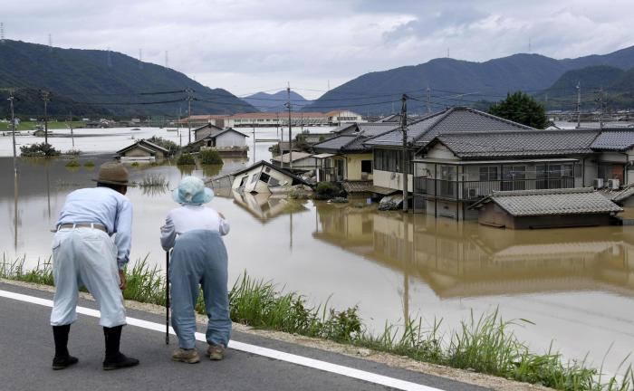 Japón: Las fotos más impactantes de las inundaciones que dejan 179 muertos