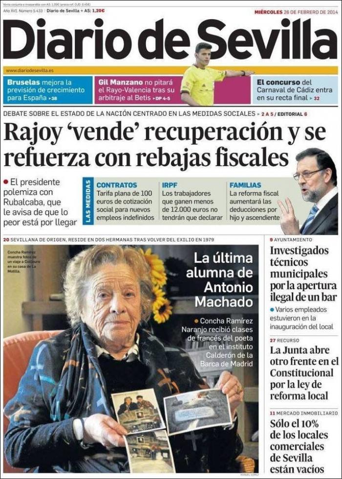 Portadas del debate: el optimismo de Rajoy frente a la dureza de Rubalcaba (FOTOS)