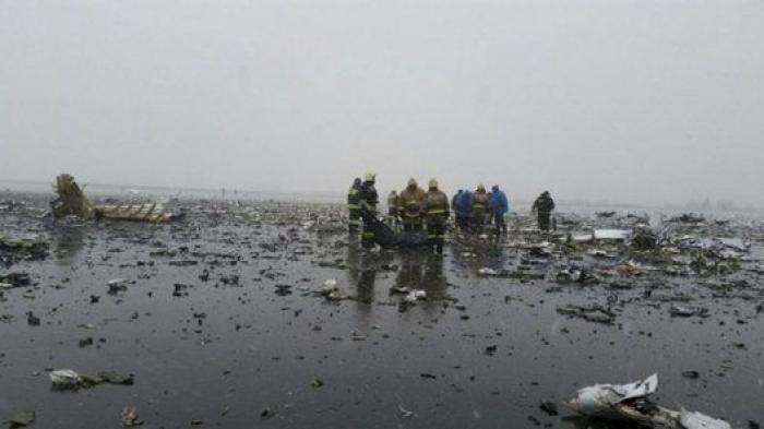 Lo que se sabe por ahora del accidente de avión de Flydubai en Rusia