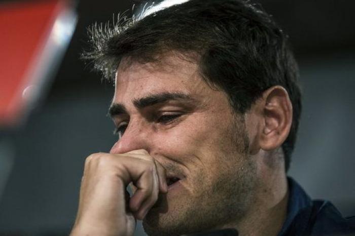 Las imágenes de la rueda de prensa de Casillas