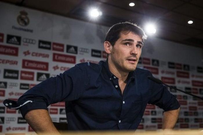 Las imágenes de la rueda de prensa de Casillas