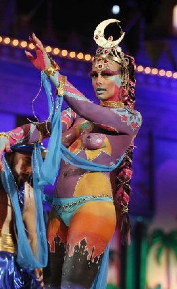 Maquillaje corporal con premio: 'La mala educación' gana el certamen de 'body painting' de Las Palmas