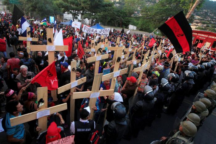 Fuertes protestas contra el "fraude electoral" en Honduras