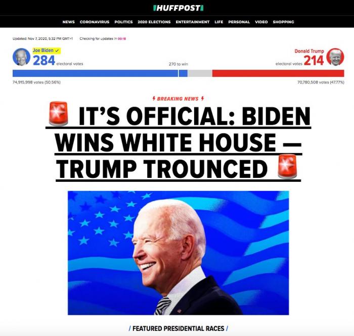 La prensa recoge con alivio el triunfo sólido de Biden