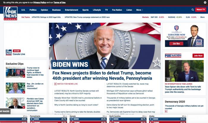 La prensa recoge con alivio el triunfo sólido de Biden
