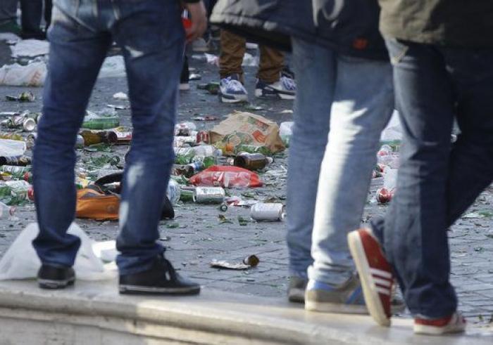Daños irreparables en La Barcaza de Bernini tras los disturbios