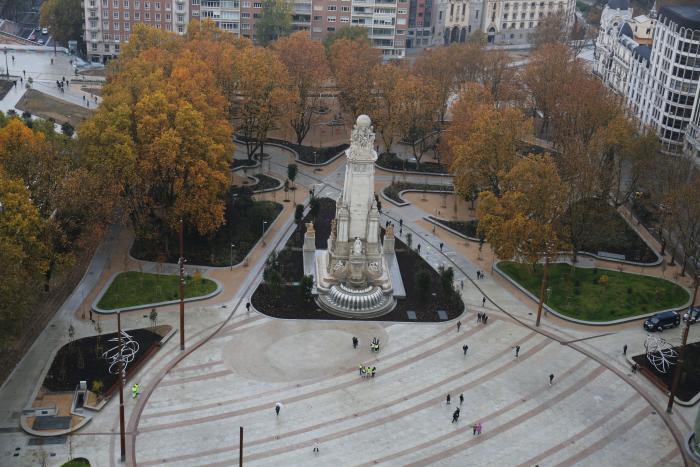 Así es la nueva Plaza de España de Madrid tras dos años y medio de obras