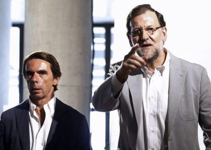 Aznar pide a Rajoy actuar en Cataluña y, si no, convocar elecciones