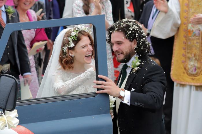 Kit Harington y Rose Leslie, Jon Snow e Ygritte en 'Juego de Tronos', ya se han casado