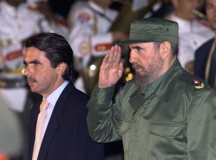 Las fotos de Fidel Castro con los dirigentes españoles