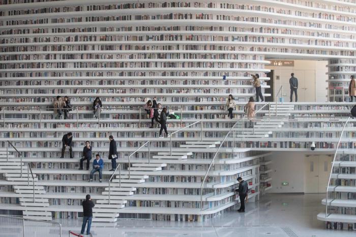 Amantes de los libros y el diseño, esta biblioteca es vuestro paraíso