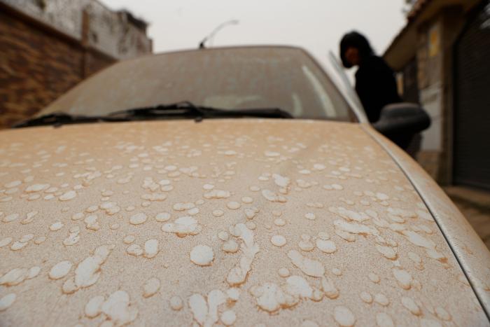 'Cielo apocalíptico' en gran parte del país, teñido por la calima con polvo sahariano