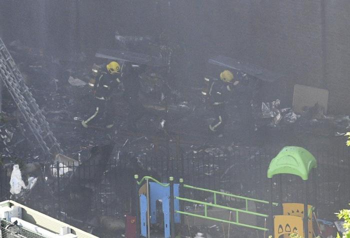 Un bebé sobrevive al incendio de Londres tras ser arrojado desde el piso 9