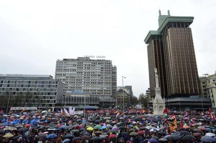 Miles de personas en las Marchas de la Dignidad: "Pan, trabajo, techo y dignidad"